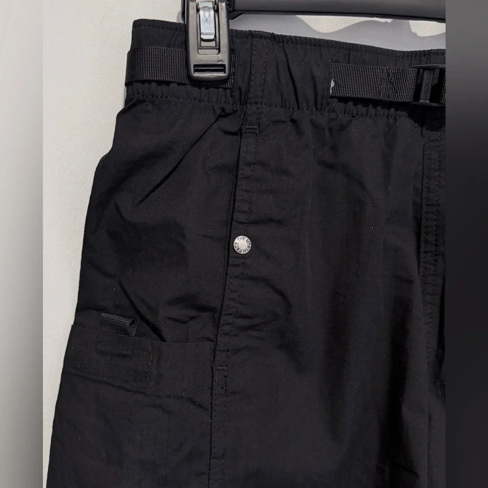 The North Face Ripstop Cargo Shorts Hiking Mens XS Black Quick Dry Belted 28 NWT - Picture 5 of 12